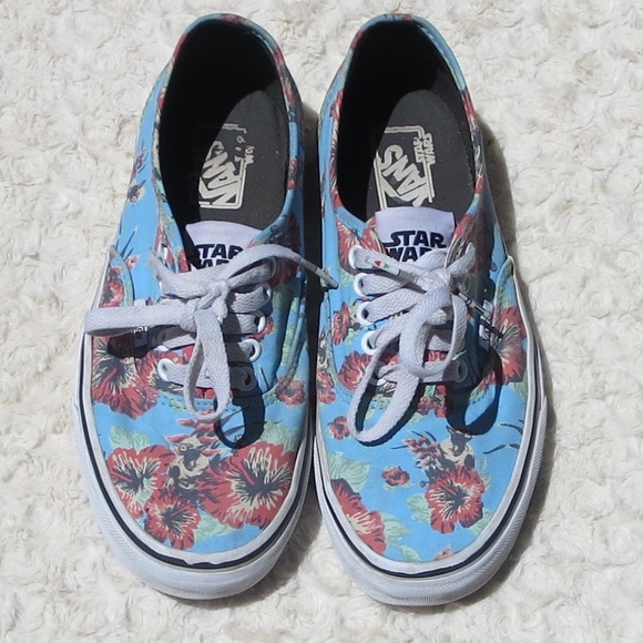 Vans Shoes - *Vans*8*Star Wars*Aloha/Yoda print*